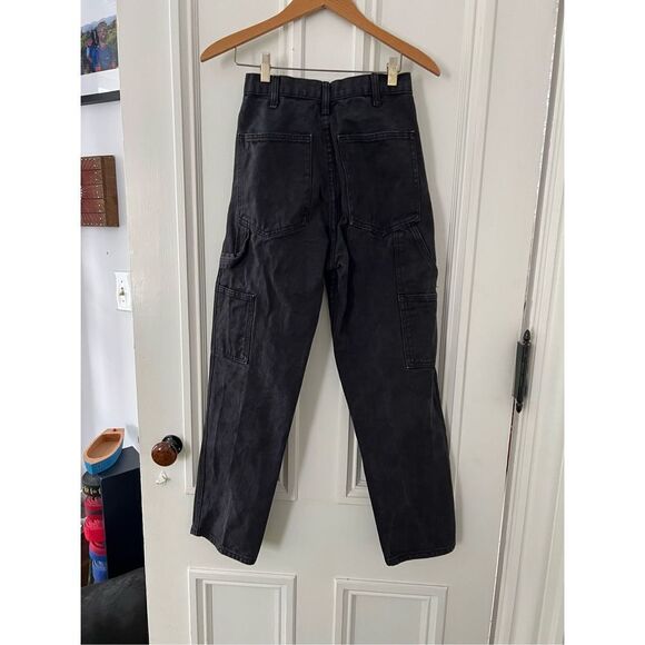 John Galt Brandy Melville carpenter style black jeans 24/ Small - Picture 2 of 4